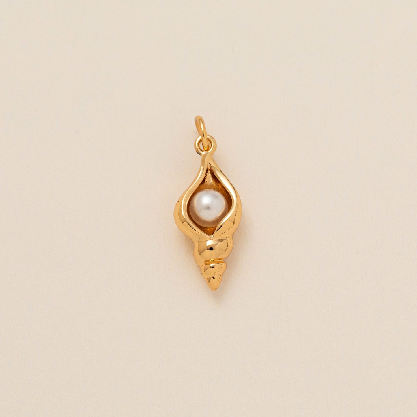 Minimalist Plated Brass Heart Charm Bar