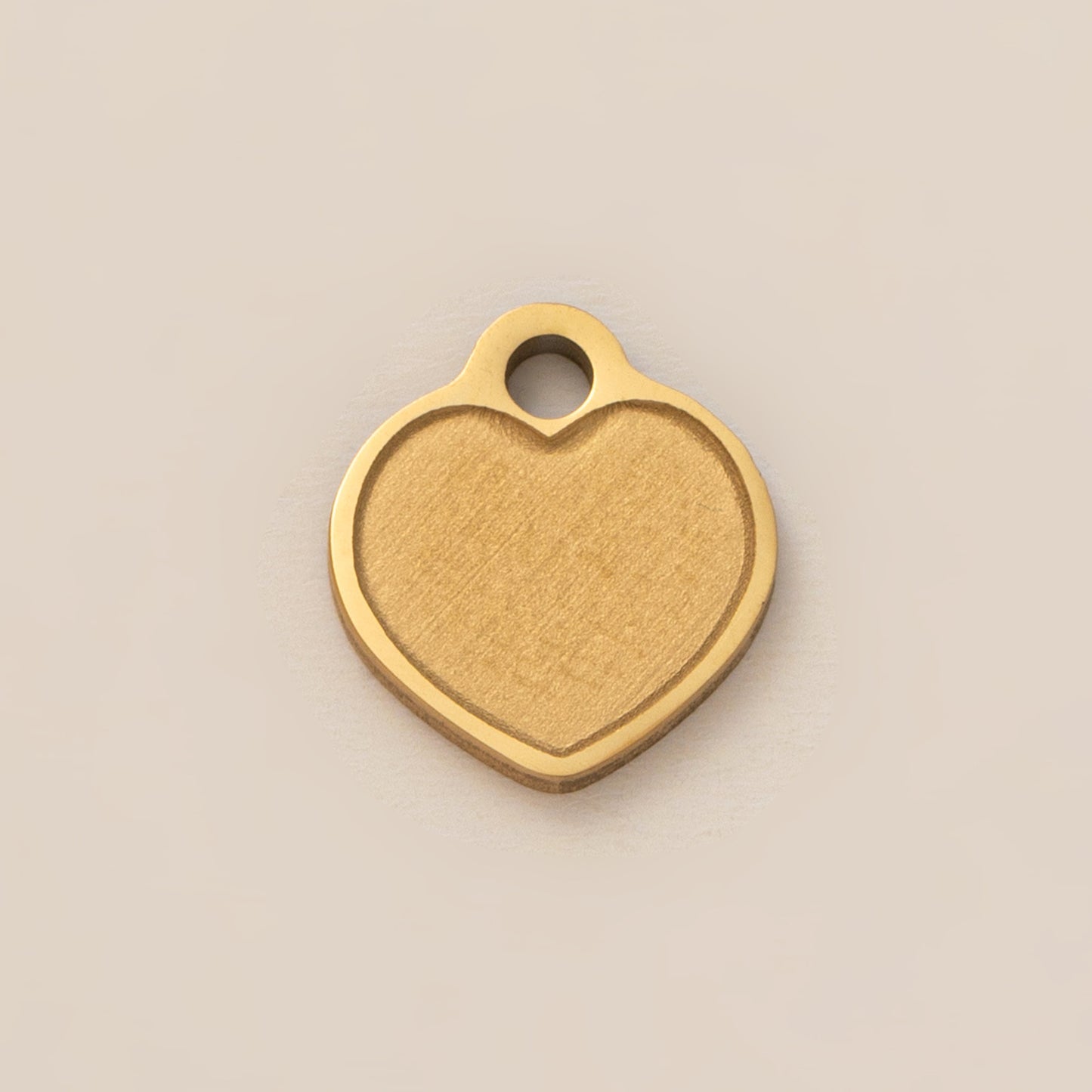 Minimalist 18K Gold Plated Brass Heart Round Square Geometric Pendant Necklace for Unisex