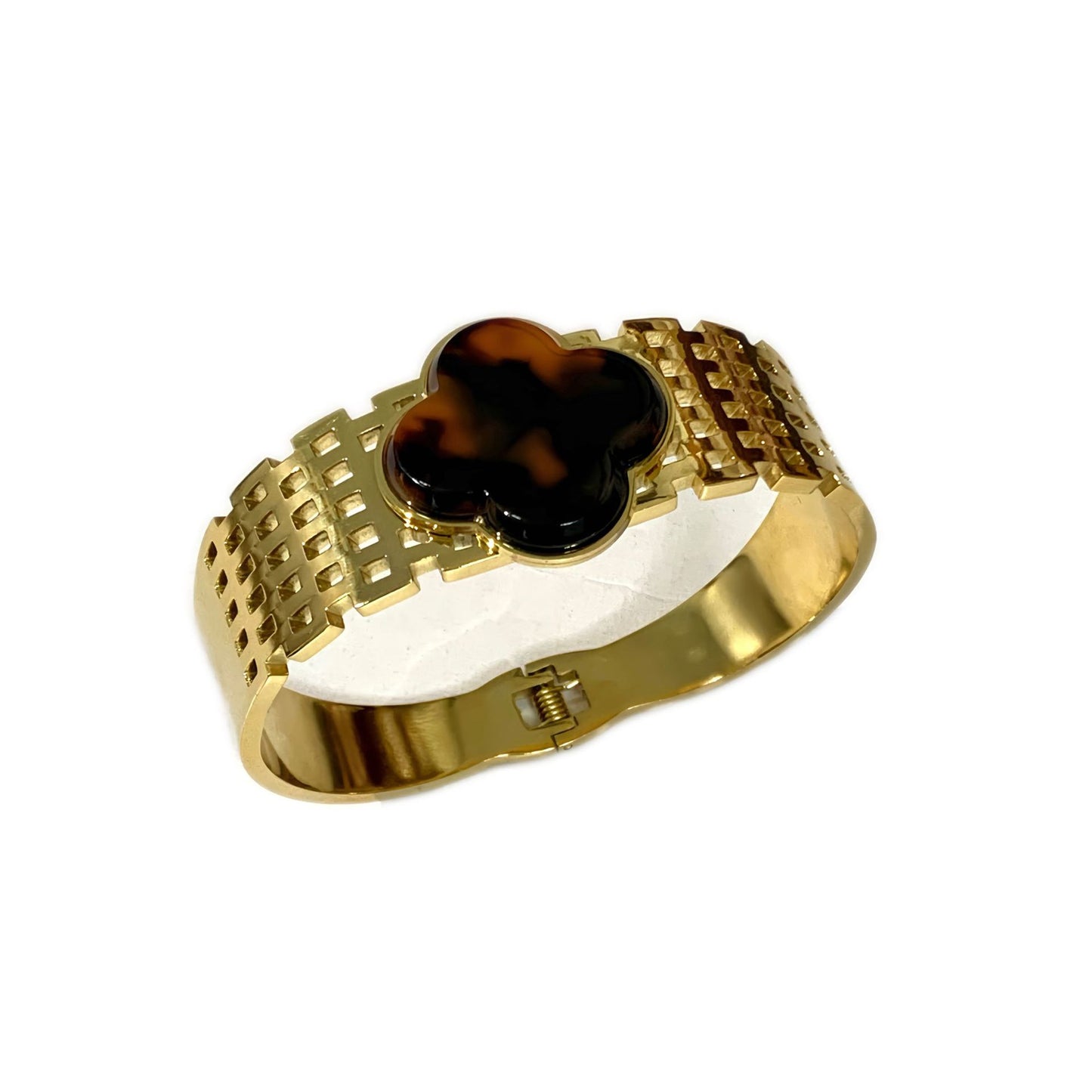Vintage Geometric Heart Butterfly Stainless Steel Bracelet
