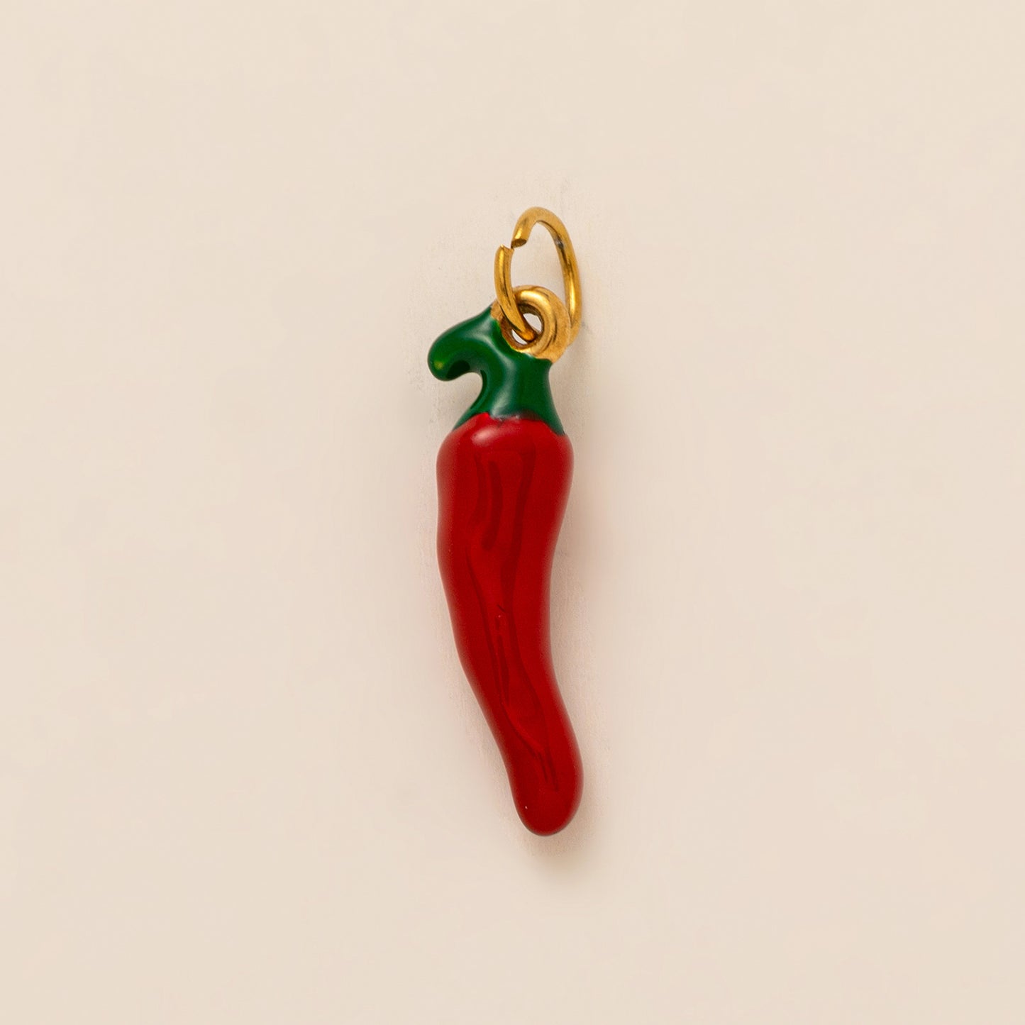 Casual 18K Gold Plated Stainless Steel PVD Fruit Vegetable Plant Charm Bar