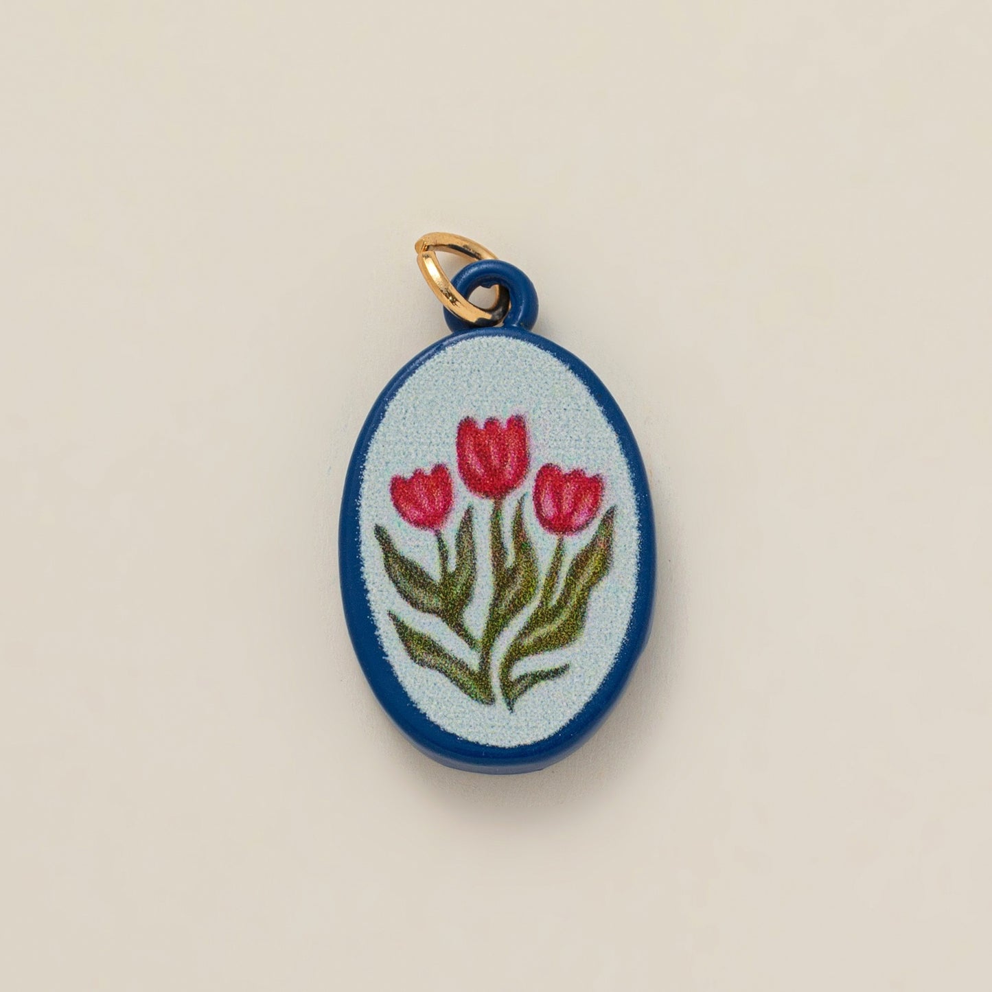 Sweet Floral Plated Brass DIY Charm Bar Shoe Buckle Pendant