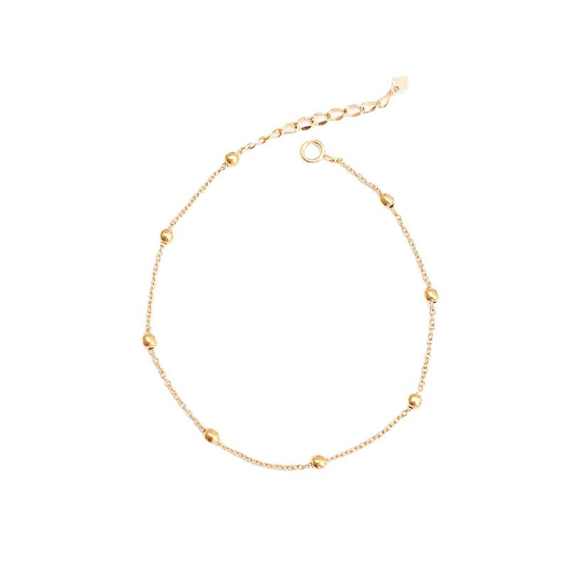 Minimalist Geometric Titanium Steel Bracelet with Vacuum Plating for Women and Men, Fashionable Summer Jewelry with Modern Aesthetic