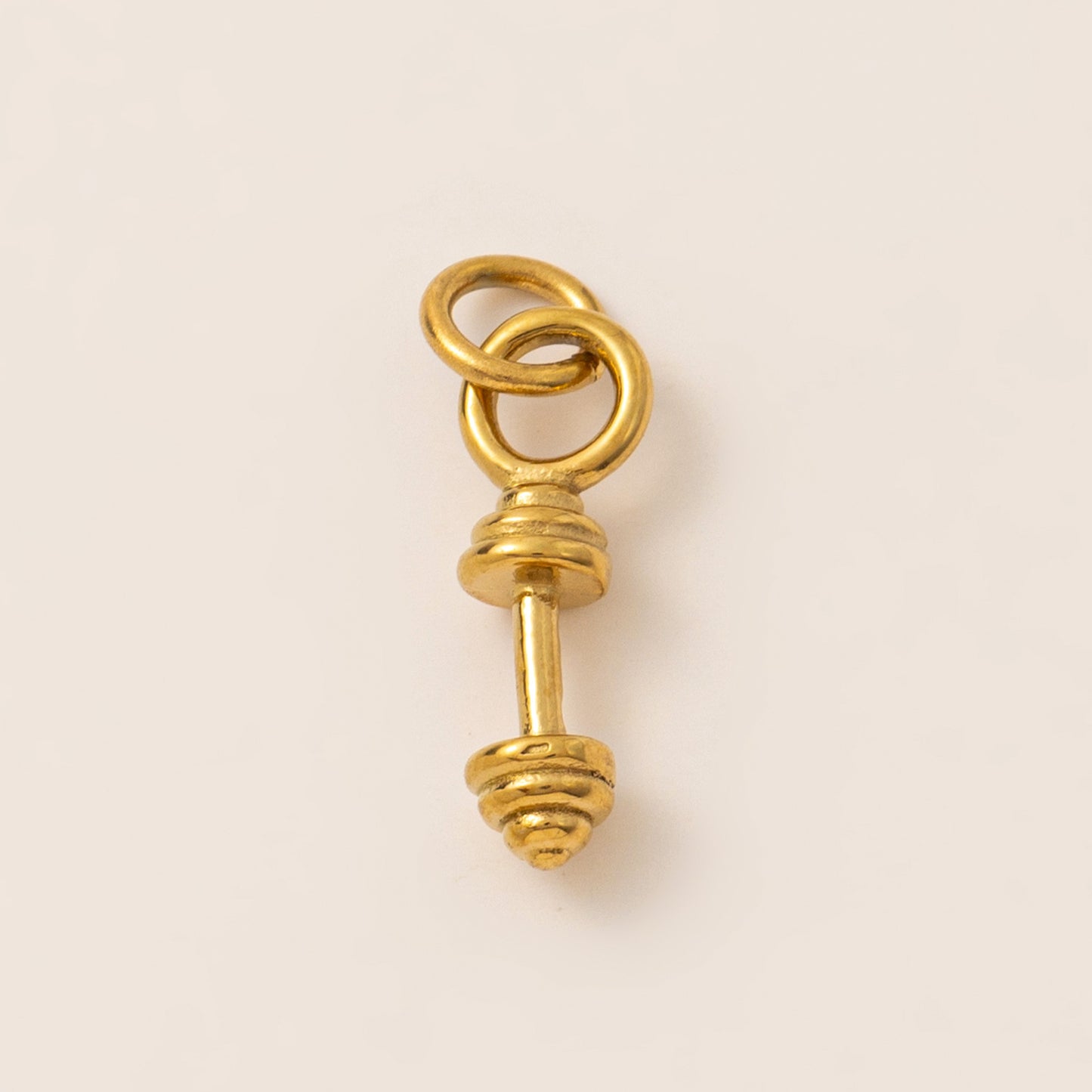 Vintage 18K Gold Plated Stainless Steel DIY Charm Bar with Geometric Heart Butterfly Pendants on Ball Chain