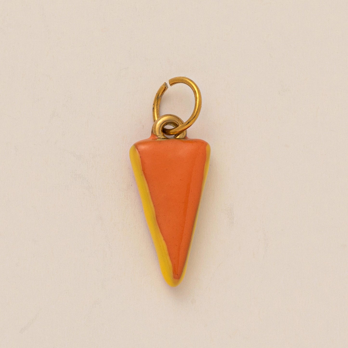 18K Gold Plated Stainless Steel Fruit Series Charm Bar for Corn Chain Necklace Unisex DIY Pendant