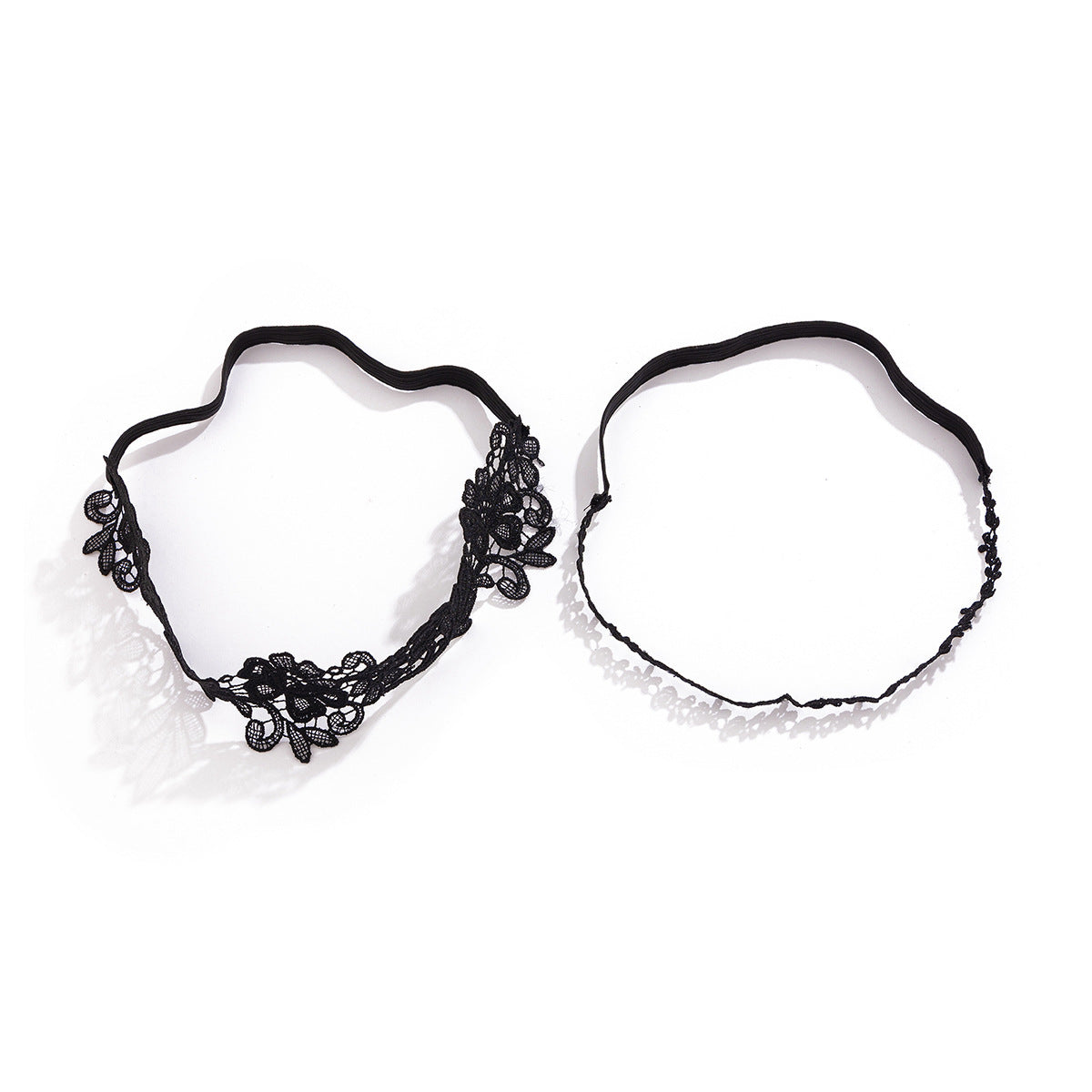 Gothic Lace Bow Cross Heart Pendant Leg Chain for Women