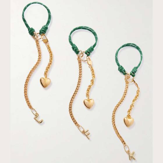 Vintage Elegant Minimalist Alloy Plated Heart Teardrop Oval Bag Charm