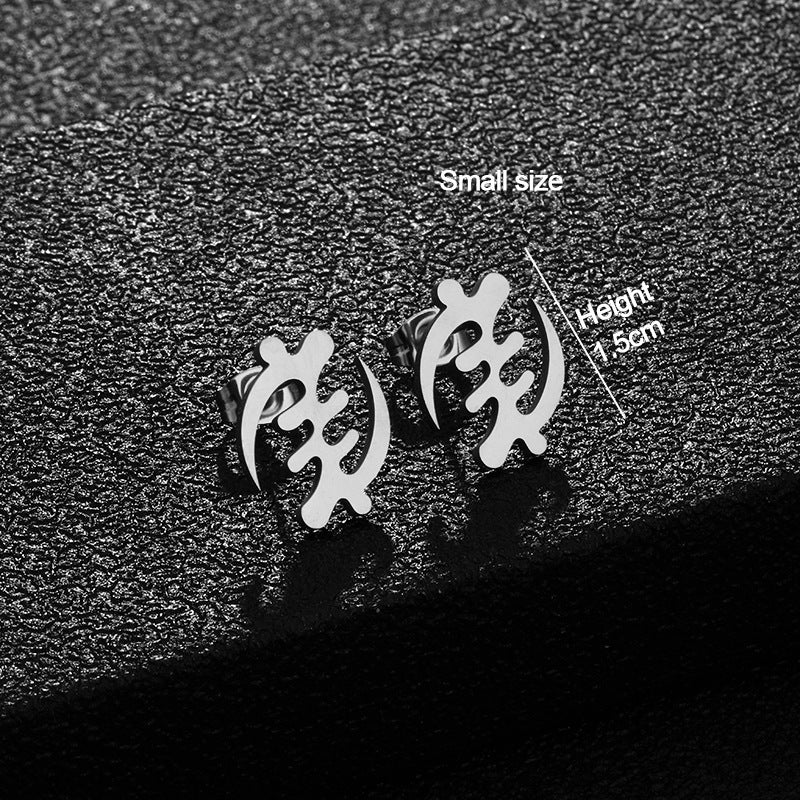 Pendientes de Acero Inoxidable Geométricos, Acabado Chapado en Oro, Joyería de Moda para Mujer, Regalo para Ella