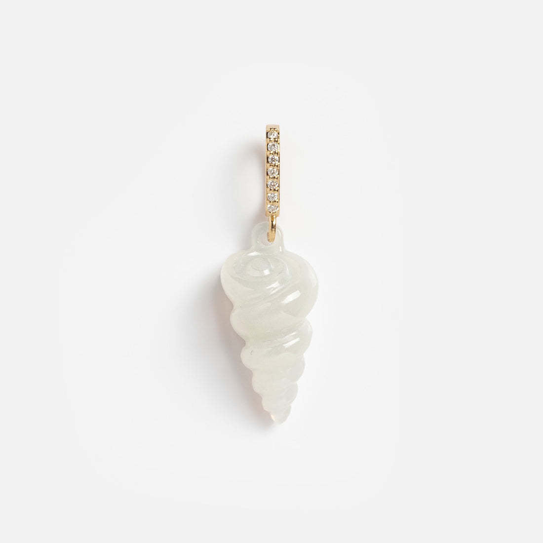 Minimalista Cuore Colorato Pesce Ottone Placcato Ciondolo Charm Barra