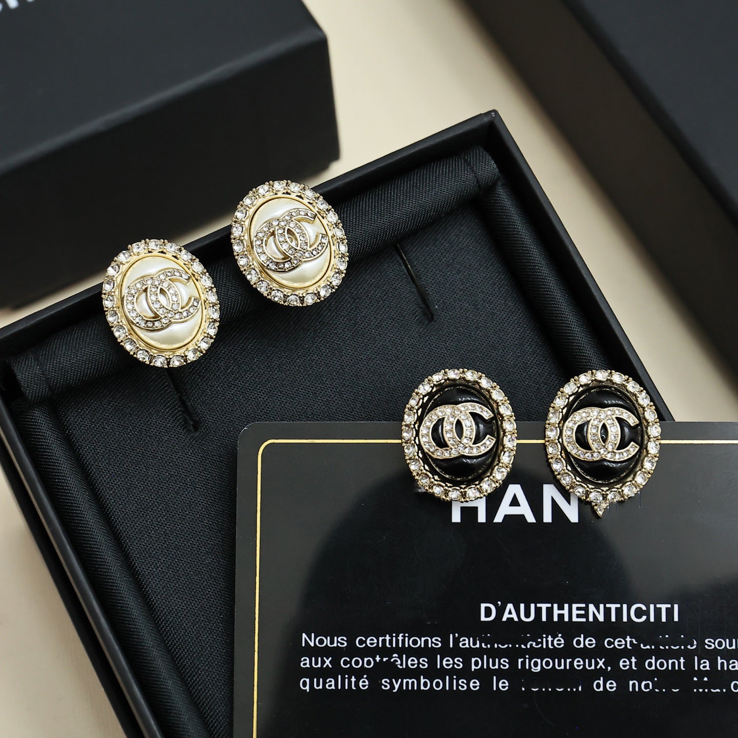 Vintage Oval Letter Enamel Gold Plated Brass Earrings with 925 Sterling Silver Posts for Women