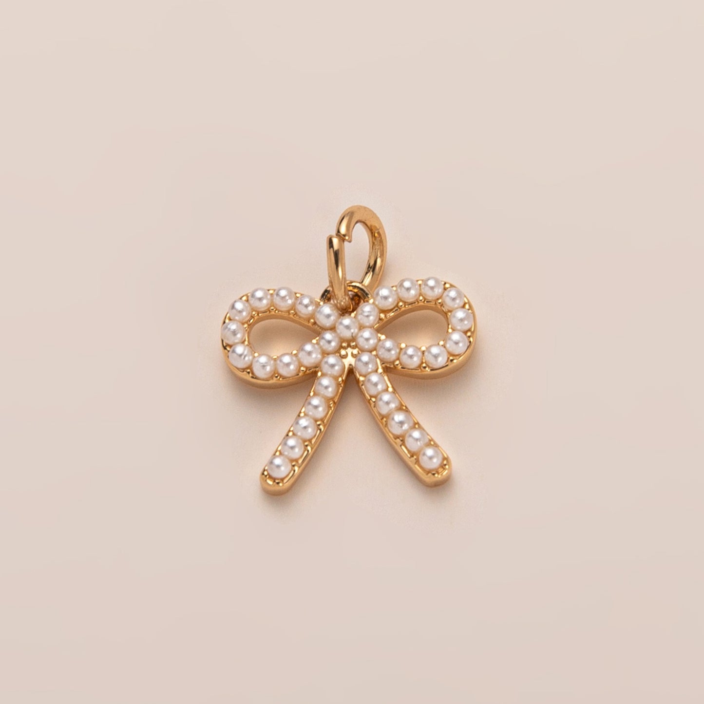 Minimalist Casual Cartoon Animal Brass Shoe Charm with Bow Knot
