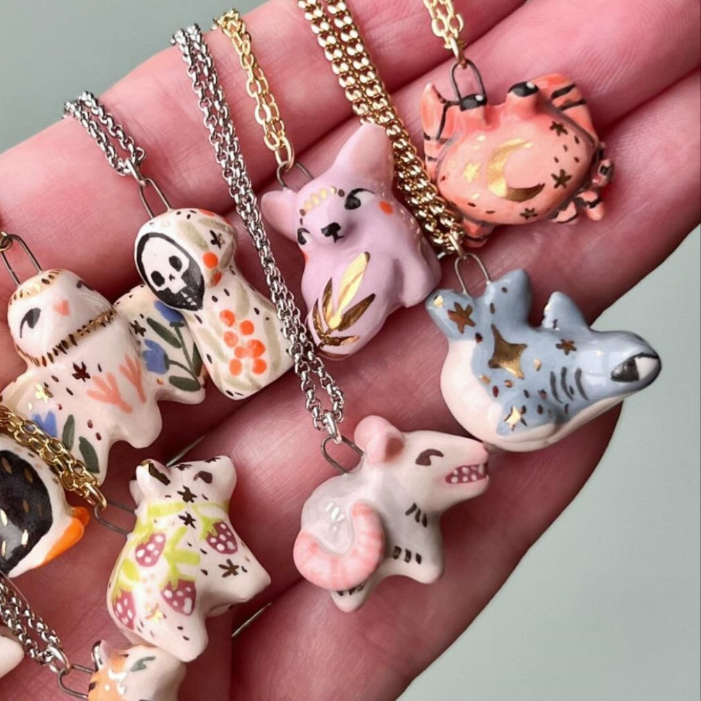 Luxury Casual Plated Stainless Steel Animal Pendant
