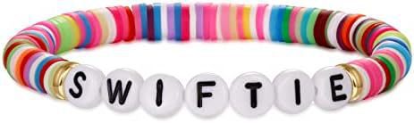 Bohemian Vintage Letter Number Beaded Bracelet Unisex Handmade Layered
