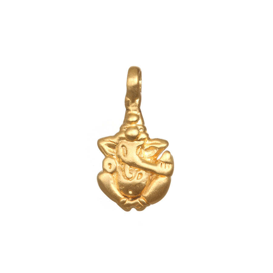18K Gold Plated Stainless Steel Whisk Pendant Necklace with Cable Chain