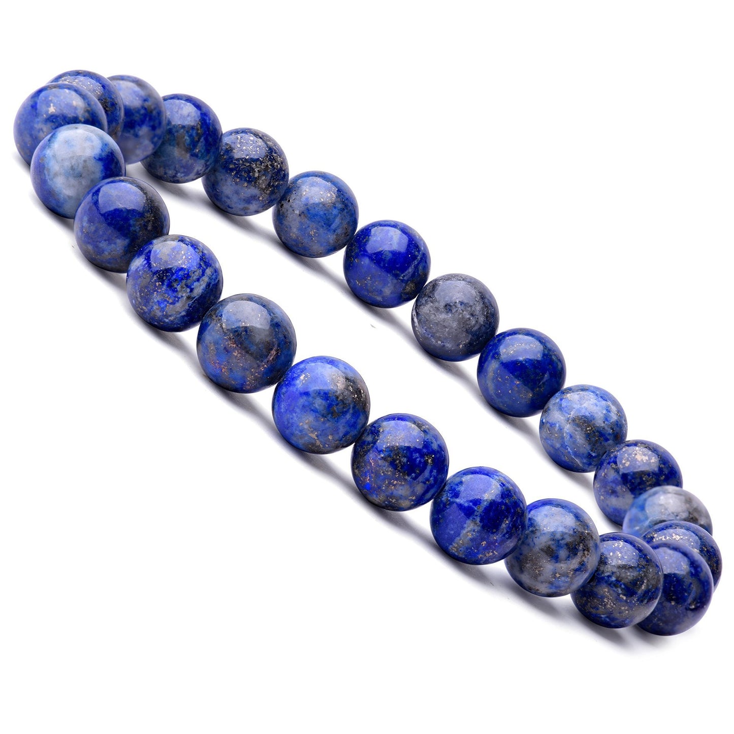 Geometric Natural Stone Agate Beaded Bracelet 8mm Unisex Elastic Stretch Handmade Jewelry