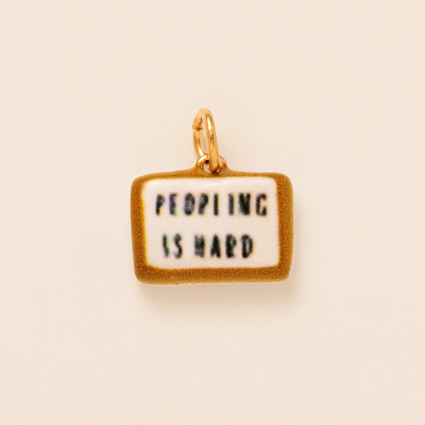 Fashion Plated Brass Floral Heart Letter Fruit Charm Bar DIY Accessories