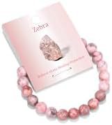 Natural Crystal Round Beaded Stretch Bracelet Unisex Gemstone Jewelry