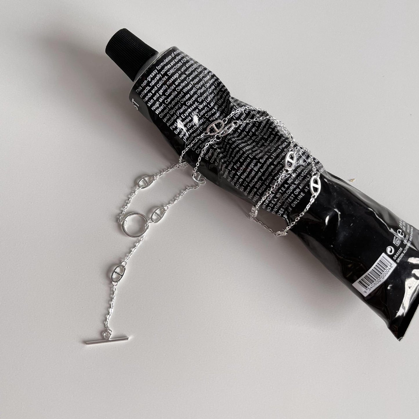 Collana da donna a forma di rombo minimalista in argento sterling 925 con finitura lucida