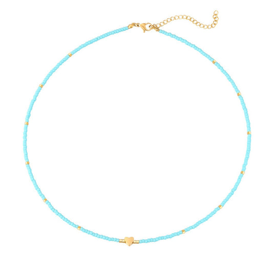 Minimalist Geometric Stainless Steel Necklace for Women with Natural Freshwater Pearl Accents and Plated Finish