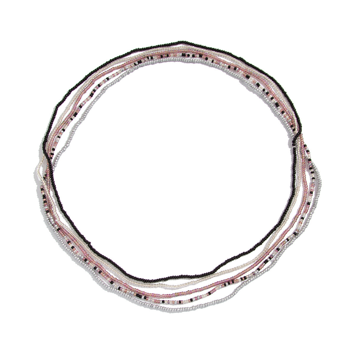 Bohemian Casual Resin Beaded Waist Chain Set for Women