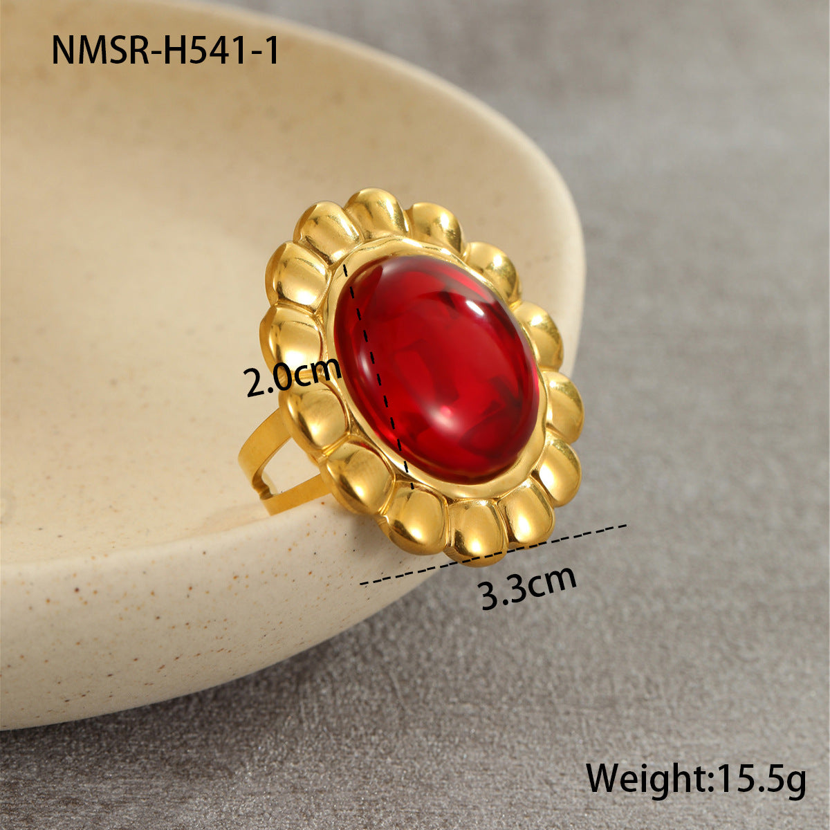 Vintage Geometric Stainless Steel Earrings with 18K Gold Plating and Agate-Inspired Design for Women