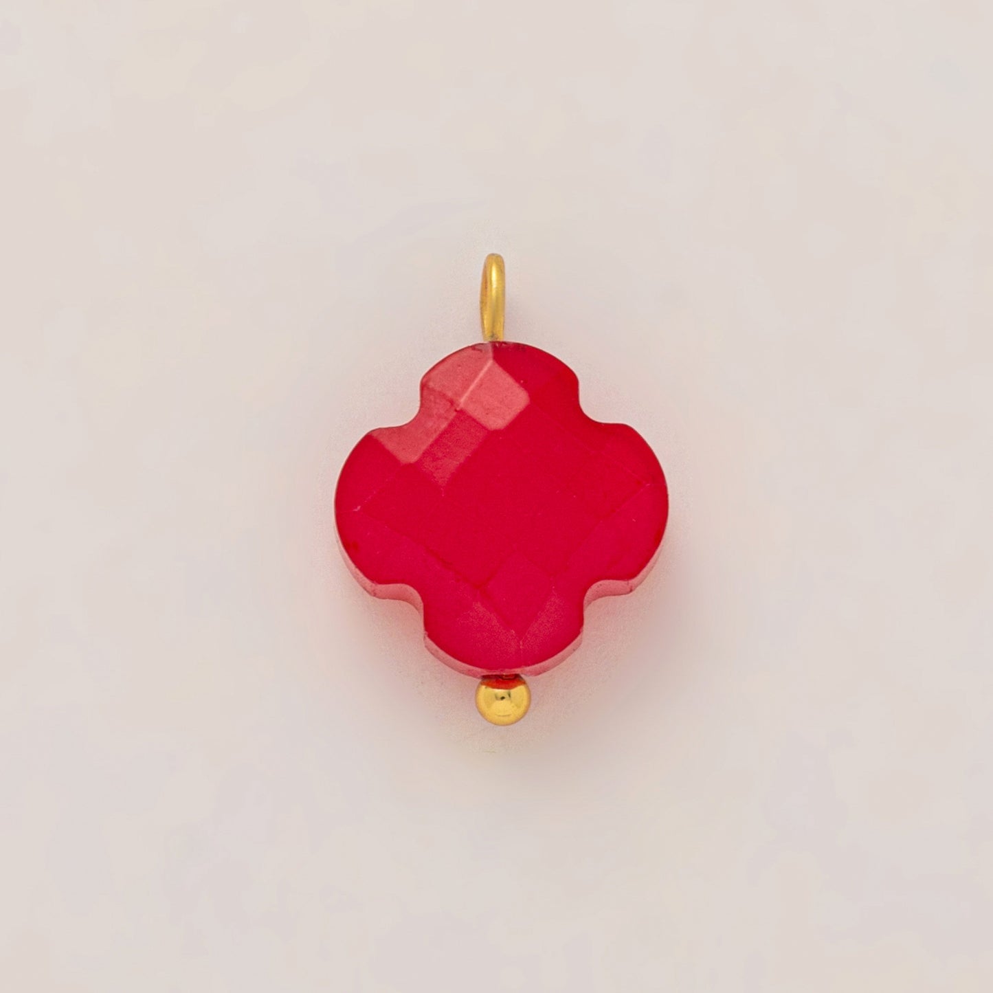 Vintage 18K Gold Plated Stainless Steel Sun and Pepper Pendant Charm Bar for Women