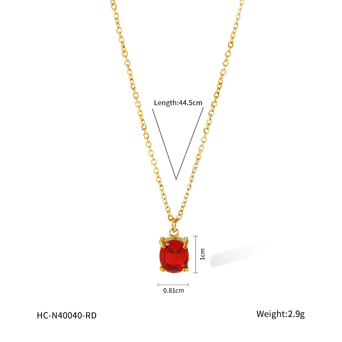 Minimalist Geometric Stainless Steel Necklace for Women with Zircon Inlay, Hypoallergenic and Fade-Resistant Pendant Jewelry