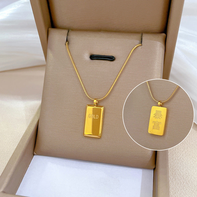 Collana Girocollo Minimalista in Acciaio al Titanio con Motivi Floreali