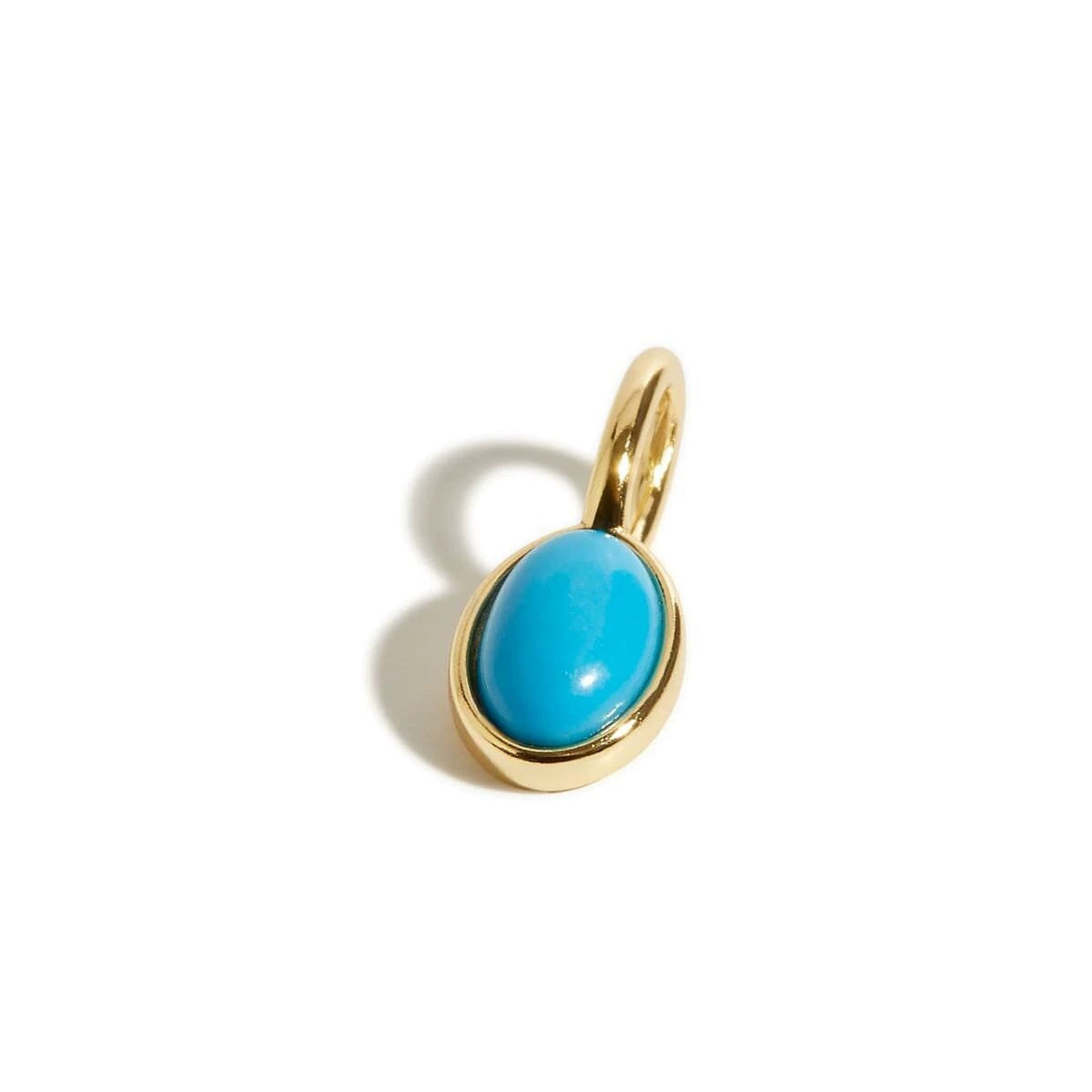 18K Gold Plated Stainless Steel Geometric Birthstone Charm Bar with Cubic Zirconia PVD Coating for DIY Shoe Accessories