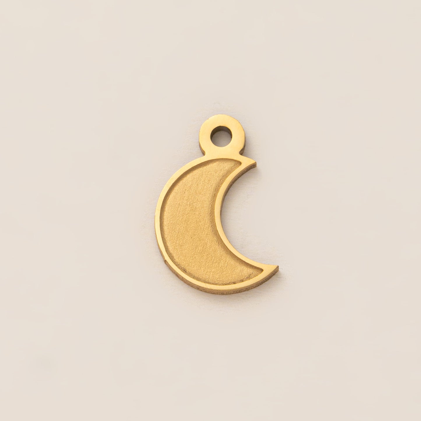 Minimalist Stainless Steel Plated Star Moon Round Square Geometric Charm Bar