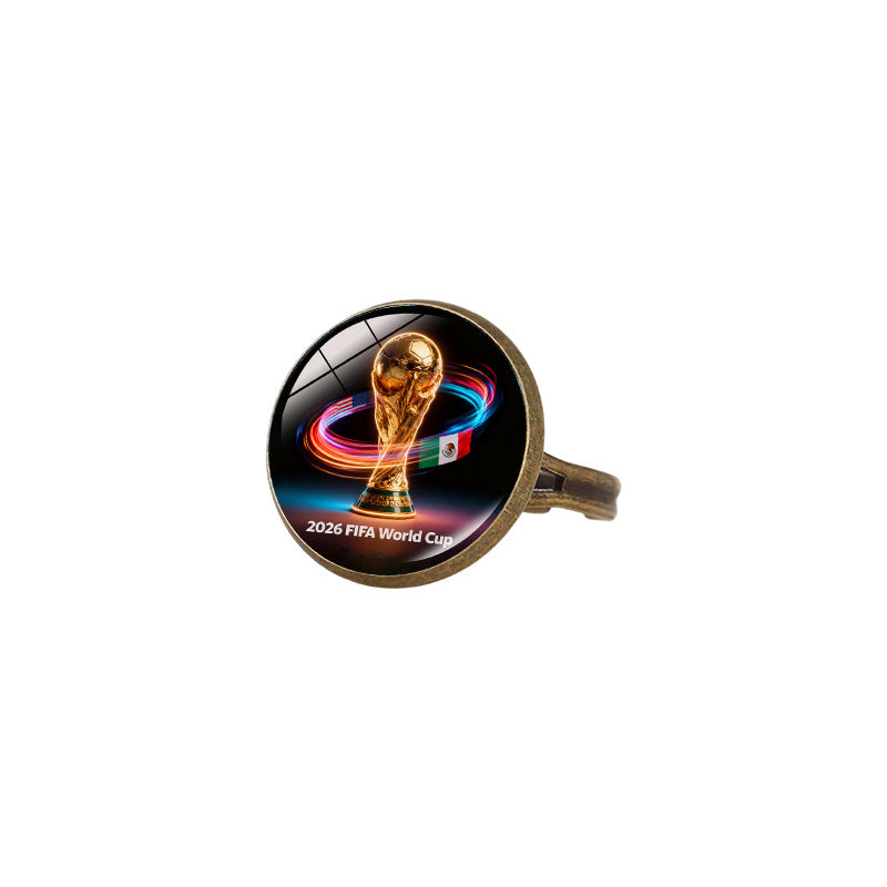 Sporty Geometric Alloy Plated Ring Unisex Fashion Jewelry