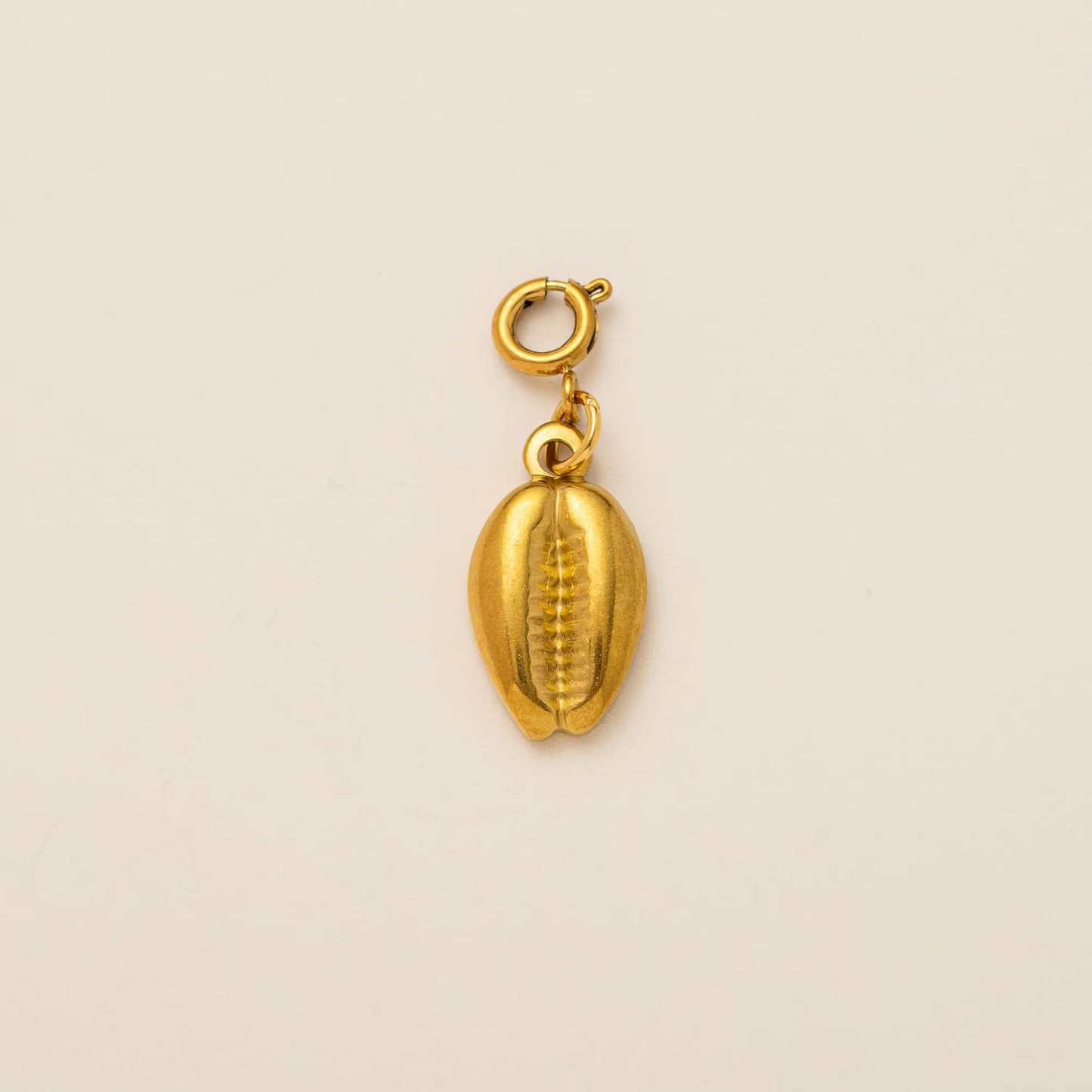 Vintage 18K Gold Plated Stainless Steel Pendant Charm Bar for Women