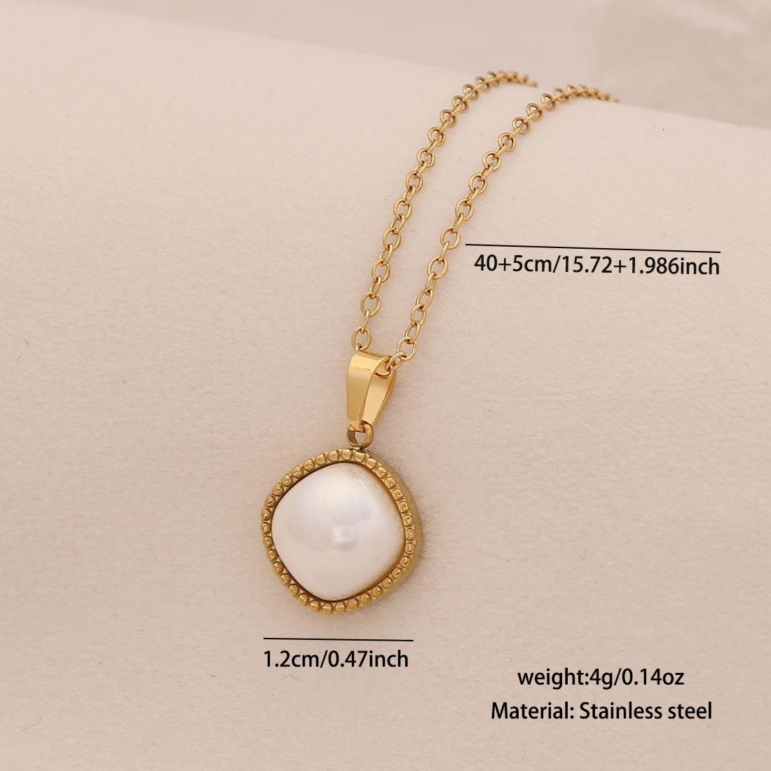 Minimalist Heart and Star Pendant Necklace in Stainless Steel with Geometric Design for Women