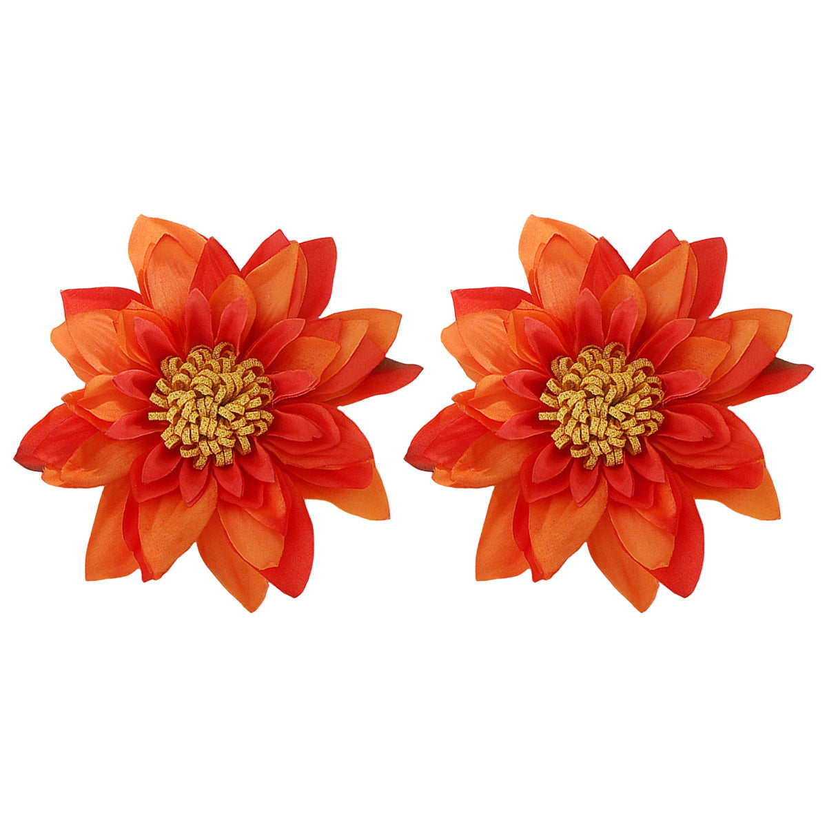 Collar floral de verano con flores de tela hechas a mano en cordón de cuero trenzado para mujer