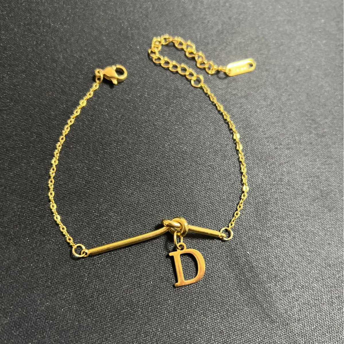 Original Design Letter Shape Titanium Steel Bracelet with Plating Finish for Men and Women