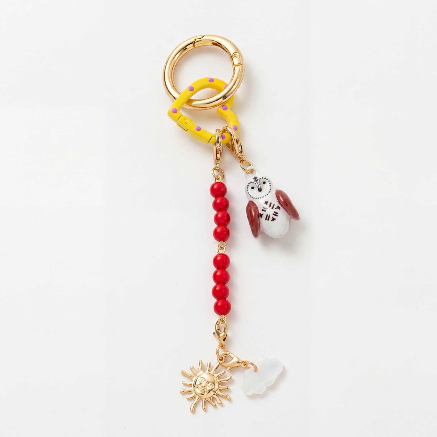 Minimalist Striped Animal Alloy DIY Charm Bar for Women Bag Keychain