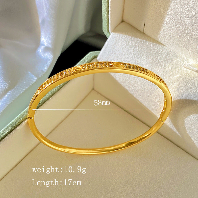 Vintage Plated Titanium Steel Bracelet