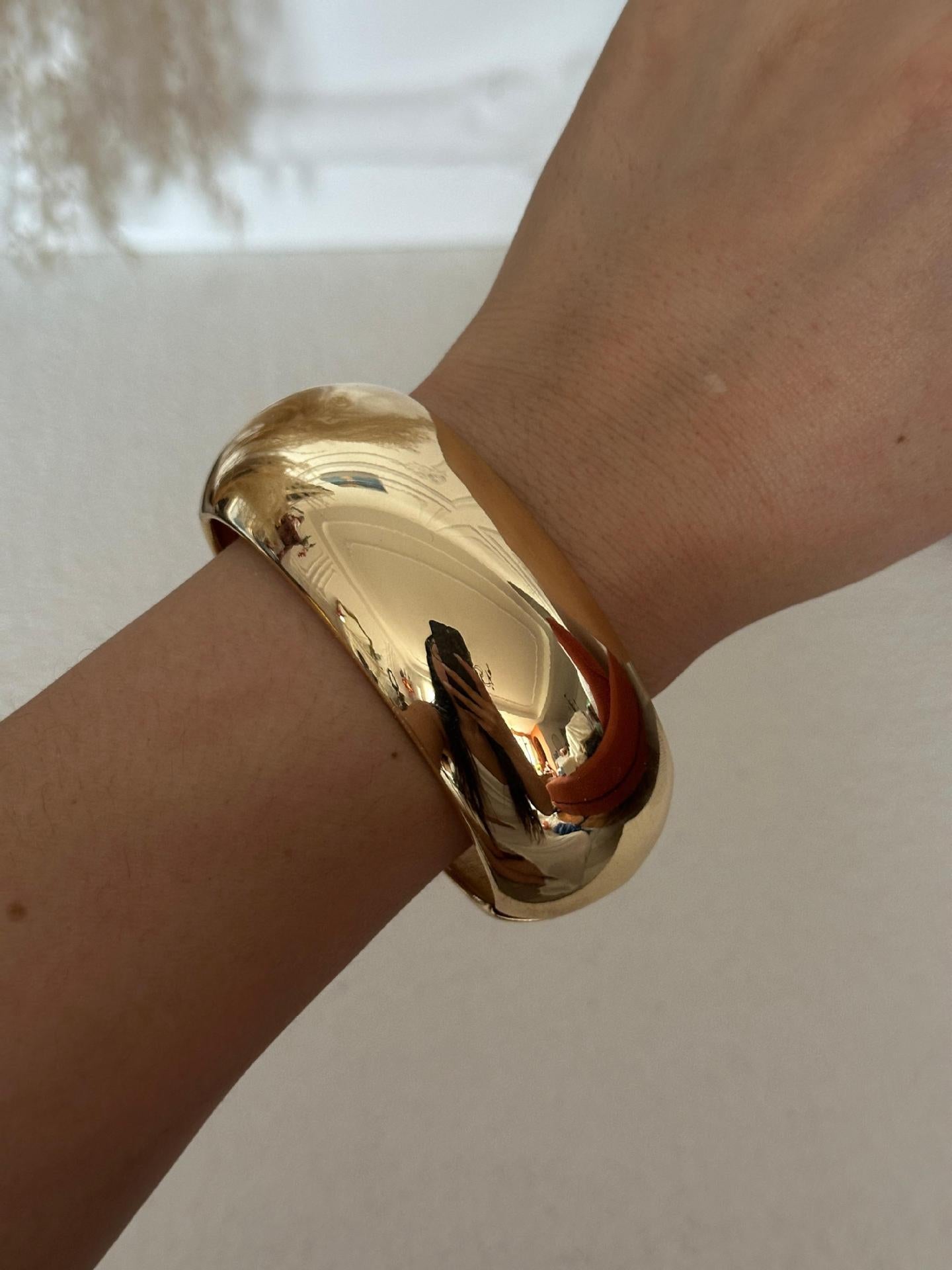 Vintage Geometric Alloy Plated Wide Cuff Bracelet for Women