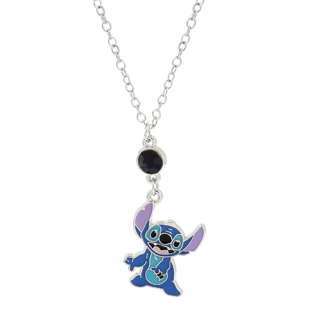 Collana con ciondolo di Stitch in resina per donna e coppia, design a stella, gioielli artigianali e minimalisti