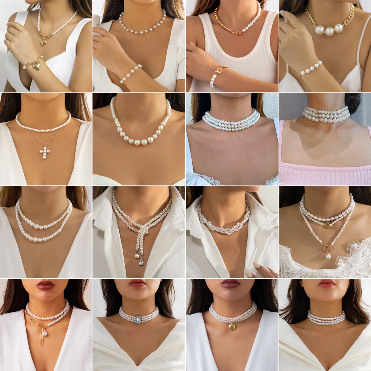 Minimalist Sweet Heart Resin Plated Crystal Pendant Ball Chain Necklace for Women