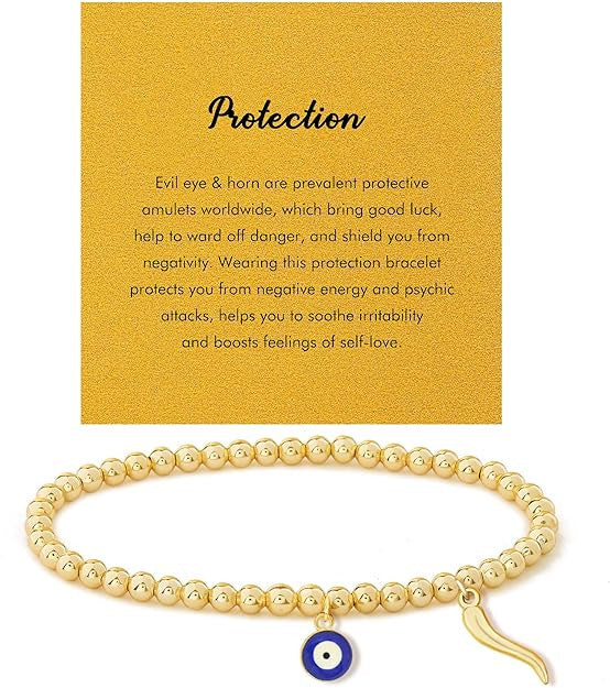 Fashionable Stainless Steel Evil Eye Twisted Horn Chili Pendant Necklace with Cable Chain for Women