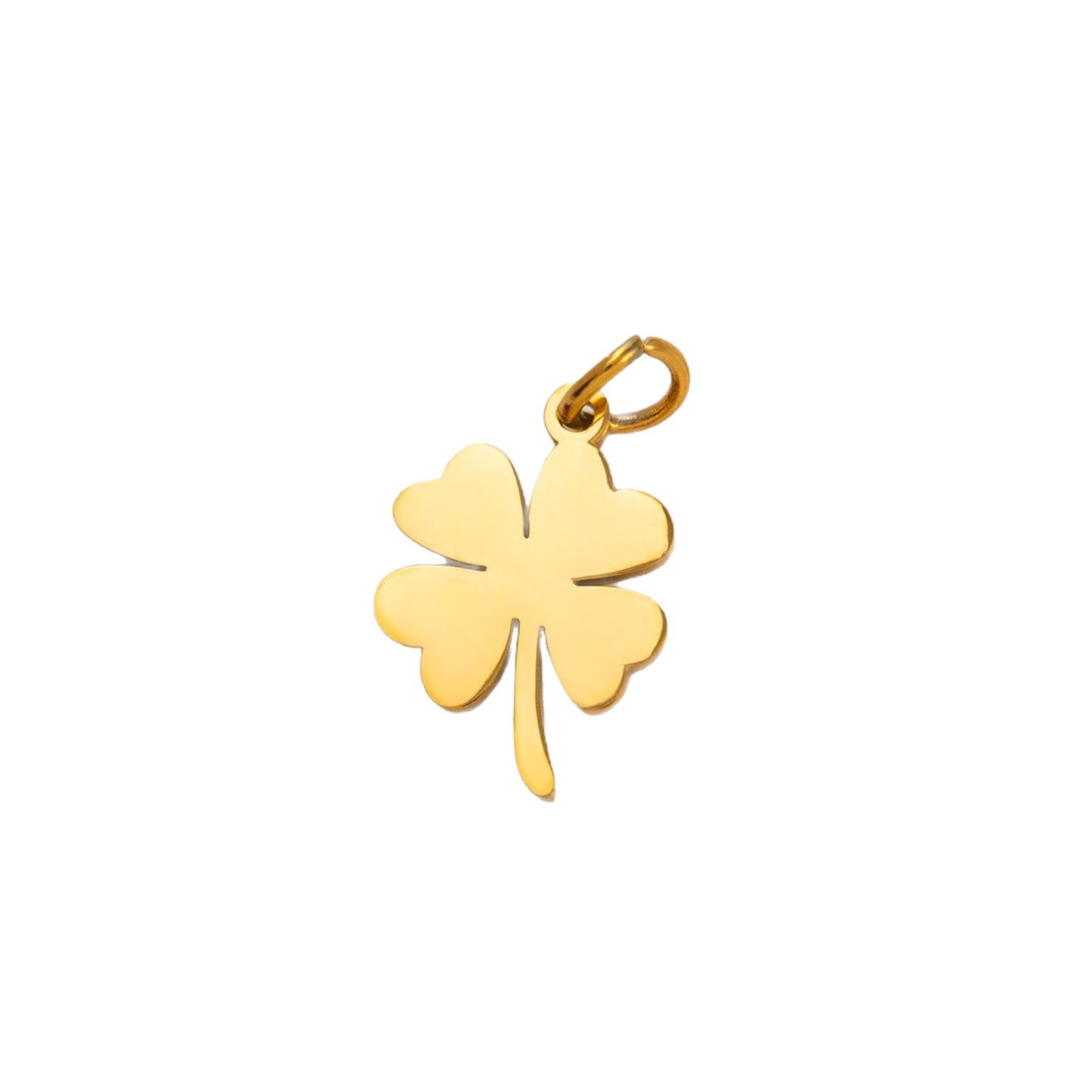 Vintage Heart Stainless Steel 18K Gold PVD Plated DIY Charm Bar