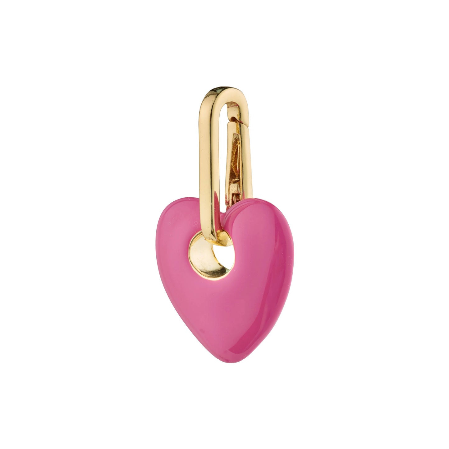 Minimalist Stainless Steel Plated Heart Geometric Pendant