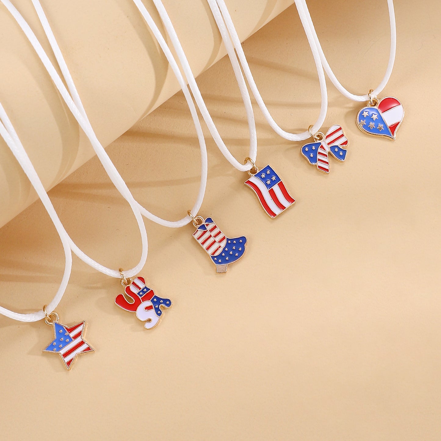 Geometric Alloy Plated Pendant Necklace for Women