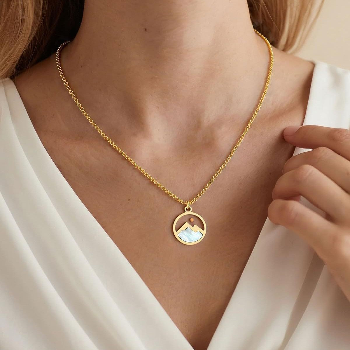 Sporty Geometric Oval Stainless Steel Plated Necklace Curb Chain Unisex