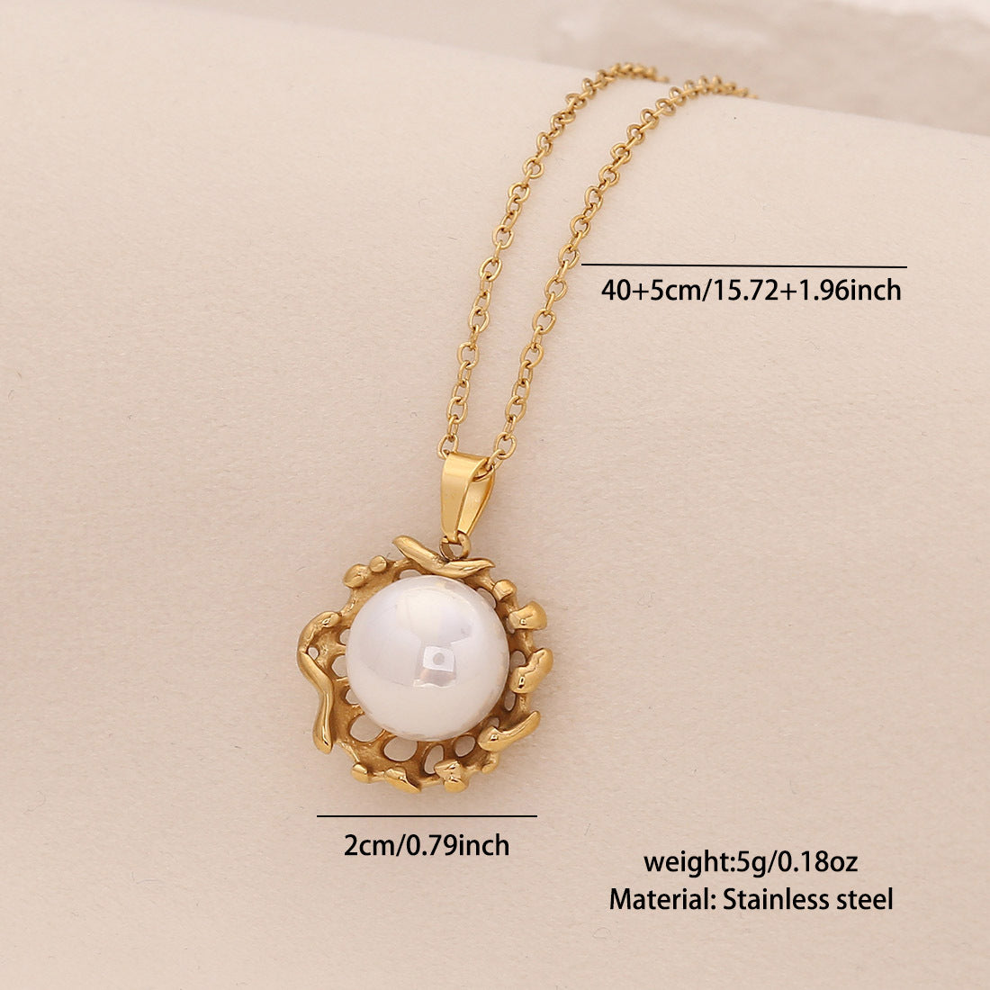 Minimalist Heart and Star Pendant Necklace in Stainless Steel with Geometric Design for Women
