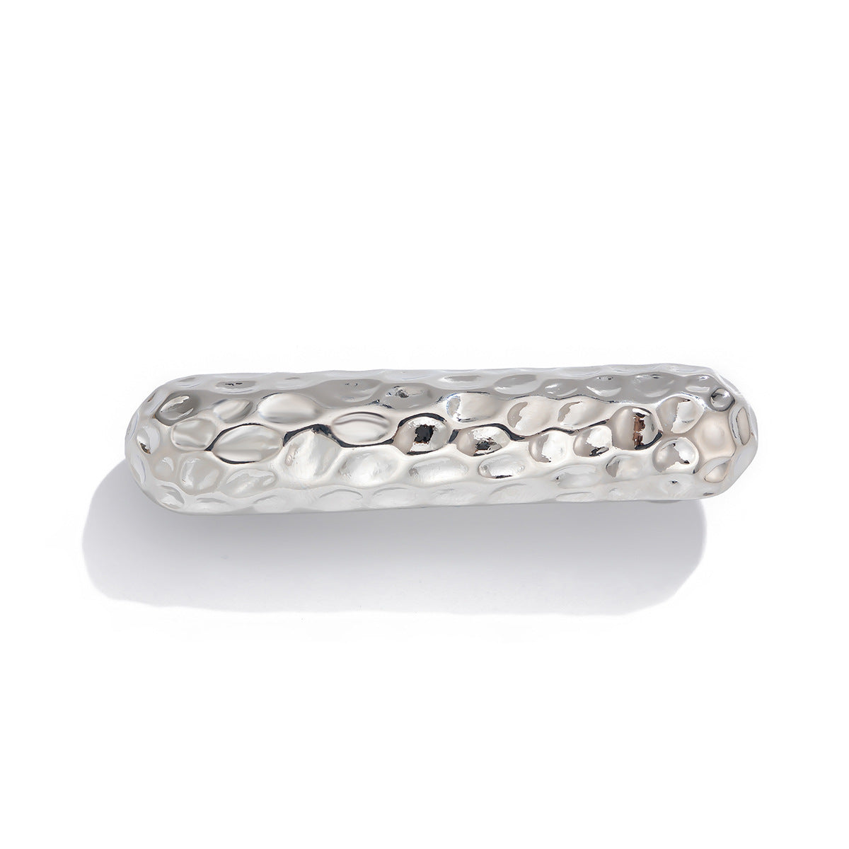 Vintage Irregular Geometric Alloy Plated Double Layer Curved Elastic Hairpin