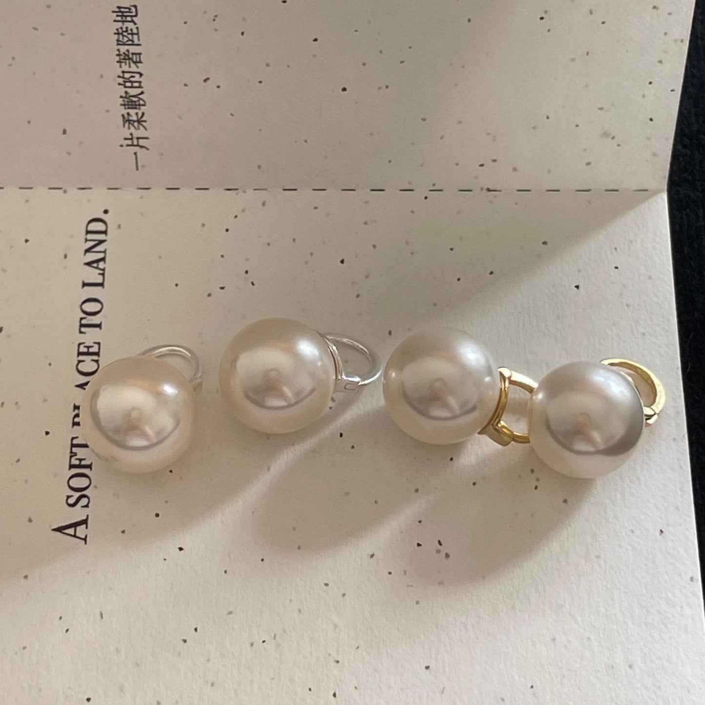 Pendientes de botón minimalistas de plata de ley 925 con forma de letra, estilo coreano, bordes pulidos y acento geométrico