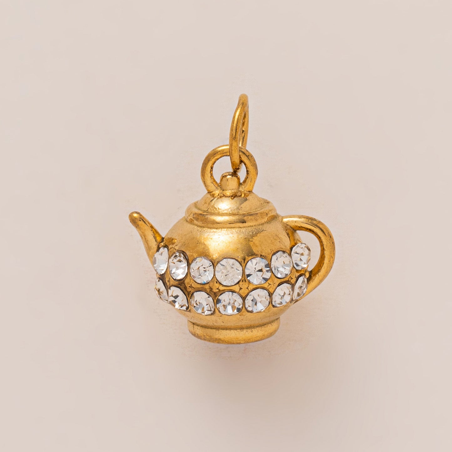 Fashion Business Stainless Steel PVD Gold Plated Charm Bar