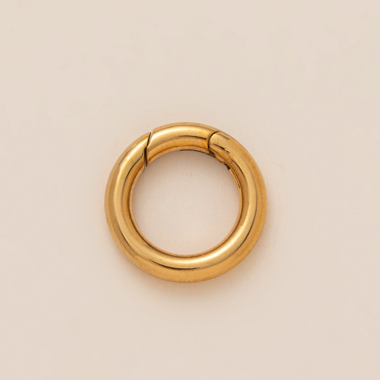 Vintage 18K Gold Plated Stainless Steel Abstract Pendant Charm Bar for Women