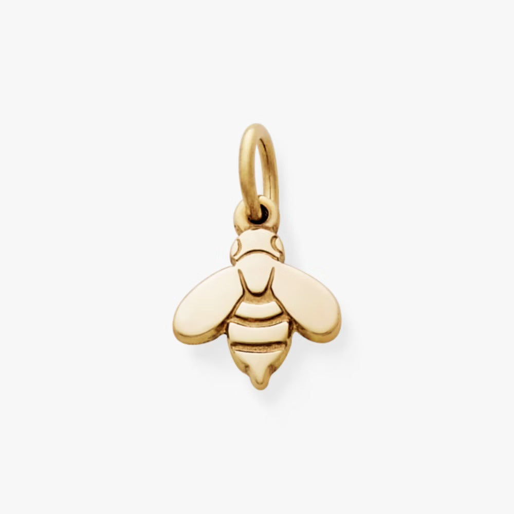 Streetwear Vintage Stainless Steel PVD Gold Plated Skateboard Shoe Charm Bar
